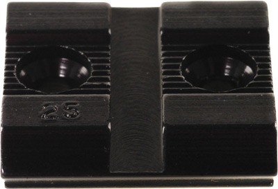 Weaver Standard Top Mount Aluminum Scope Base - Gloss Black - #25 - Browning Mossberg Sako FRONT/REAR