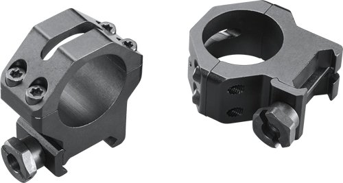 Weaver 4-Hole Skeleton Aluminum Scope Rings - Matte - 1" High