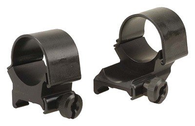 Weaver Detachable Extension Top Mount Aluminum Scope Rings - 1" High EXT - Matte