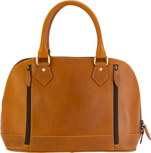 Rugged Rare S&W Classic Satchel Concealed Carry Purse Tan