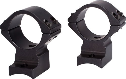 Talley Lightweight Alloy Scope Mounts - Black Anodized - 30mm - Medium Weatherby Accumark - Magnum - Mark V (9 LUG)