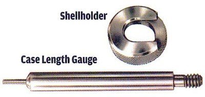 Lee Case Length Gage and Shell Holder .221 Fireball