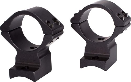 Talley Lightweight Alloy Scope Mount Combo - Black Anodized - 1" - Low Winchester 70 STD & Short