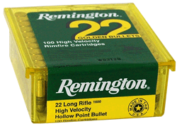 Remington Golden Bullet Rimfire Ammunition .22 LR 36 gr HP 1280 fps 100/ct