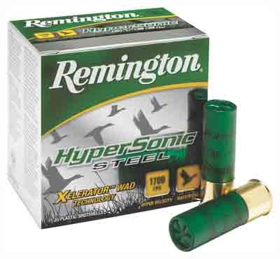 Remington HyperSonic Steel Shotshells 12 ga 3-1/2 in 1-3/8 oz #4 1700 fps 25/ct