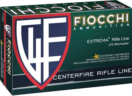 Fiocchi Hyperformance Hunt Rifle Ammunition .270 Win 150 gr SST 2860 fps 20/ct