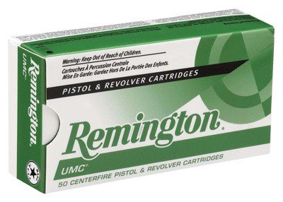 Remington UMC Handgun Ammunition .38 Super+P 130 gr FMJ 1215 fps 50/ct