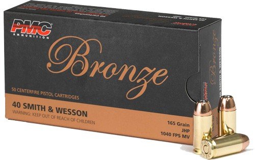 PMC Brnz 40SW 165gr JHP 50/1000