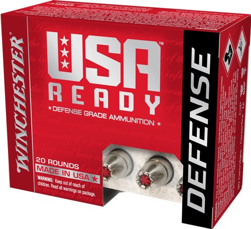 Winchester USA Ready Hex Vent Handgun Ammunition 10mm Auto 170gr HP 1250 fps 20/ct