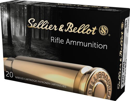 Sellier & Bellot 270 Winchester Ammunition SB270A 150 Grain Soft Point 20 rounds
