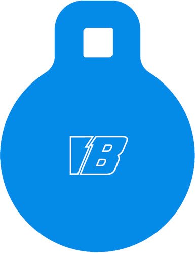 BASH TARGET AR500 GONG TARGET - ROUND 4"-1/2" THICK