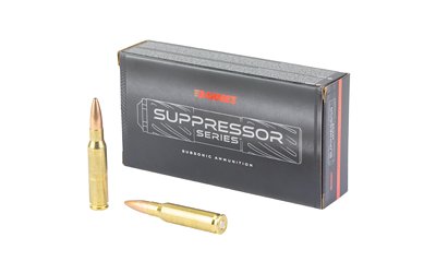 Barnes Suppressor Series Rifle Ammunition 308 Win 205 gr Sierra GameKing 20/ct
