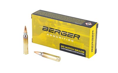 Berger Rifle Ammunition .223 Rem 73gr BT Target 2820 fps 20/ct