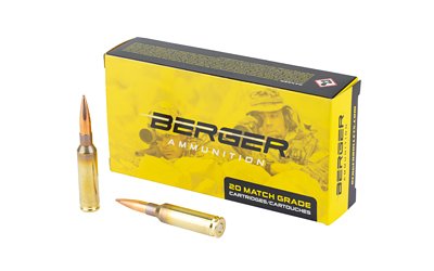 Berger Bullets Hybrid OTM Tactical Match Grade Ammunition  6.5 Creedmoor 130 gr 2921 fps 20/ct
