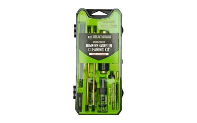 VISION SERIES RIMFIRE & AIRGUN CLEANING KIT - .17 & .22 CAL, MULTI-COLOR