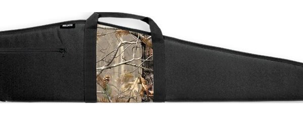 BULLDOG DELUXE RIFLE CASE 44" - BLACK W/ APHD CAMO PANEL