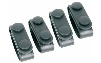 MOLDED BELT KEEPERS (SET OF 4) - BLACK