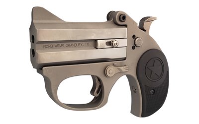 Bond Arms BASRS-22LR STINGER RS .22 LR 3" 2 Rounds Stainless W/ Rough Series Finish