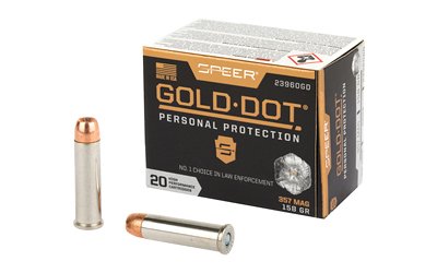 Speer Gold Dot Handgun Ammunition .357 Mag 158 gr HP 1235 fps 20/ct