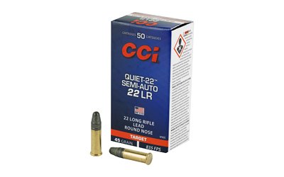 CCI Semi Quiet-22 Rimfire .22 LR 45 gr LRN  835 fps 50/ct