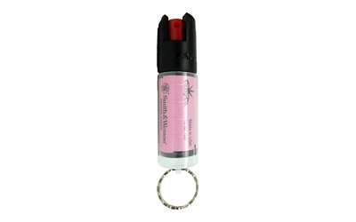CBG S&W PEPPER SPRAY .5OZ KEYCHN PNK