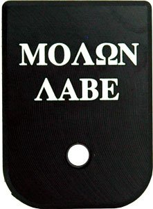 Glock Magazine Molon Labe Base Plate / Floor Plate CG-055BM