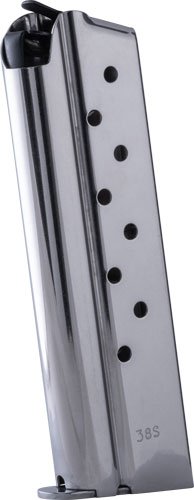 Check-Mate Full Size1911 Handgun Magazine Stainless Steel .38 Super 9/rd
