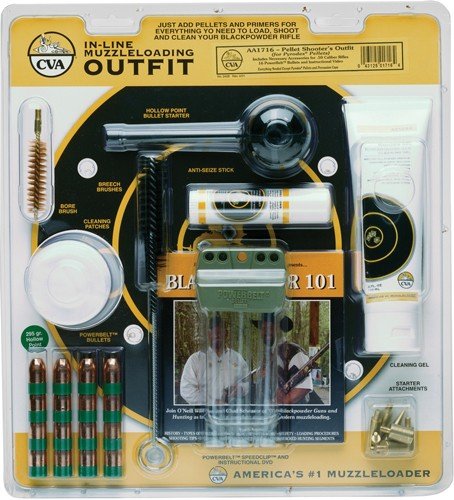 CVA PELLET SHOOTERS OUTFIT - 50 CAL ACCESSORY OUTFIT