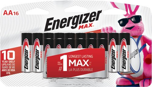 Energizer Max Batteries AA - 16-Pack