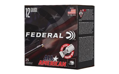 Federal All American Shotshells 12ga 2-3/4" 1-1/8oz 1145 fps #7.5 25/ct
