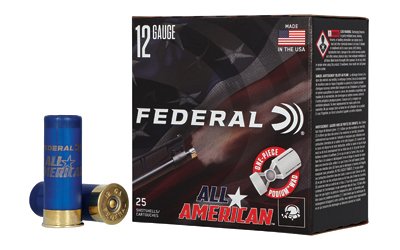 Federal All American Shotshells 12ga 2-3/4" 1-1/8oz 1145 fps #8 25/ct