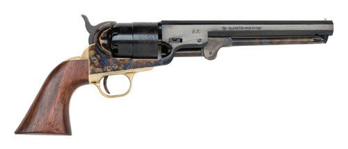TRADITIONS BP REVOLVER 1851 - NAVY 7.5" COLOR CASE/WALNUT