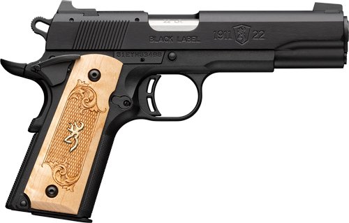 BROWNING 1911-22 22LR FS - MEDALLION 4.25" BLACK/MAPLE