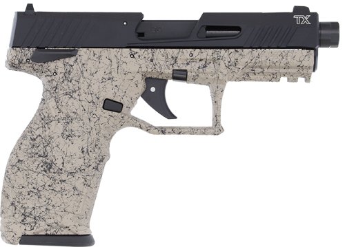 Taurus TX22 Handgun .22 LR 10rd Magazines(2) 4.6" Barrel FDE Splatter on Black Slide/Black Frame