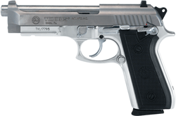 Taurus 92 Handgun 9mm Luger 17rd Magazine 5" Barrel High polish Stainless Slide/ Black Grip