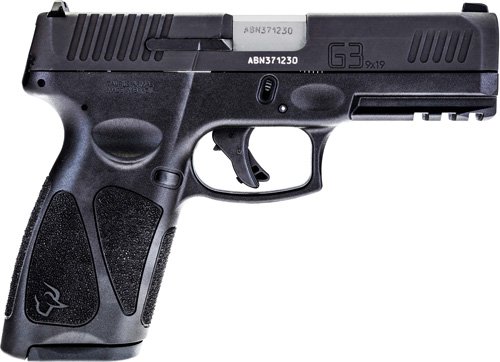 Taurus G3 Tenifer Matte Black 9mm Luger Full Size 17rd Magazine 4" Barrel Steel Sites