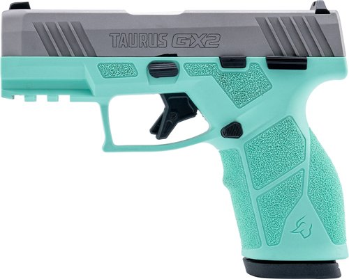 Taurus GX2 Handgun 9mm Luger 13rd Magazines (2) 3.38" Barrel Cyan Frame/Stainless Slide - Image 2