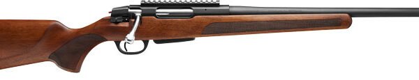 SAVAGE 334 6.5CM 18.5" - COMPACT BLACK/WALNUT STOCK