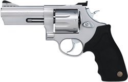 Taurus 608 Revolver - Stainless Steel | 357 Mag / 38 Spl +P | 4" Barrel | 8rd | Rubber Grip
