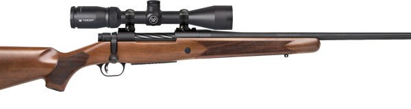 Mossberg Patriot Walnut Vortex Rifle 7mm PRC 3rd Capacity 24'' Threaded Barrel Walnut Stock Vortex Crossfire II 3-9x40mm