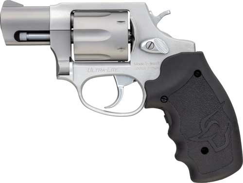 Taurus 856 Ultra Handgun .38 Spl(+P) 6rd Capacity 2" Barrel Black/Stainless Frame Viridian Red Laser Grip