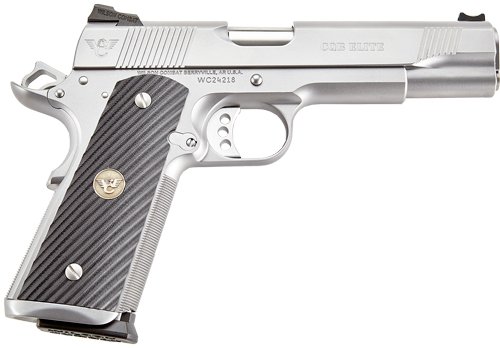 Wilson Combat CQB Elite Full-Size Handgun .45 Auto 8rd Magazines (2) 5" Barrel Stainless Glass Bead Blast