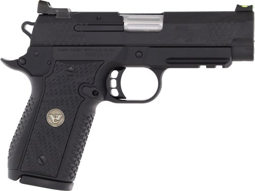 Wilson Combat EDC X9 2.0 Handgun 9mm Luger 15rd Magazine(2) 4" Barrel Lightrail Armor-Tuff Slide Anodize Frame