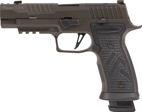Sig Sauer P320 AXG Legion Handgun 9mm Luger 10rd Magazines (3) 3.9" Barrel Brown Optic Ready