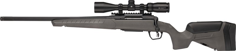 Savage 110 Trail Blazer XP LH Rifle 7 PRC 2rd Capacity 22" Threaded Fluted Barrel Flat Dark Gray Stock w/Crossfire II 3-9x40