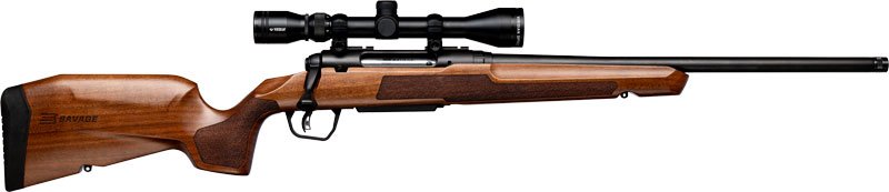 Savage Axis 2 XP 22-250 20" - Threaded w/3-9x40 Black/Hardwood