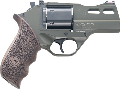 Chiappa Rhino Revolver 30DS Hunter OD Green Hand Gun .357 Mag 6rd Capacity 3" Barrel with 3 Moon Clips