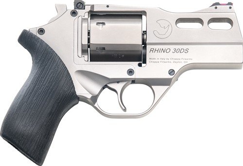 Rhino Revolver 30DS .357 Mag Chrome with 3 moon clips 6 rounds