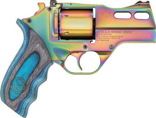 Chiappa Rhino Revolver 30SAR (Nebula) .357 Mag 6rd Capacity 3" Barrel Blue Laminate Grips