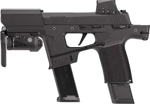 Sig Sauer P365-FLUX Handgun 9mm Luger 21(2)17(1)&25(1)rd Magazines 6" Barrel Brace w/TacKit